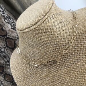 CM Gold Chain Link Necklace